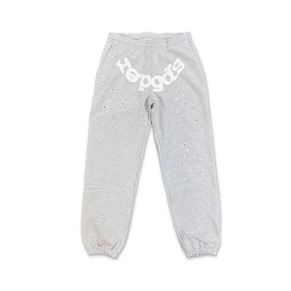 SP5DER OG WEB SWEATPANTS HEATHER GRAY MEN’S SIZE LARGE - Picture 1 of 1
